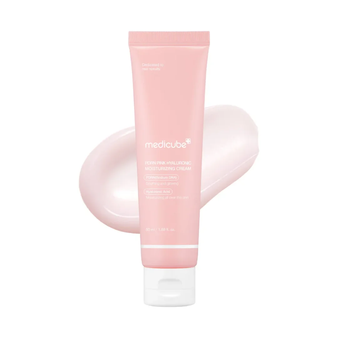 Creme Facial Rosa com PDRN e Peptídeos