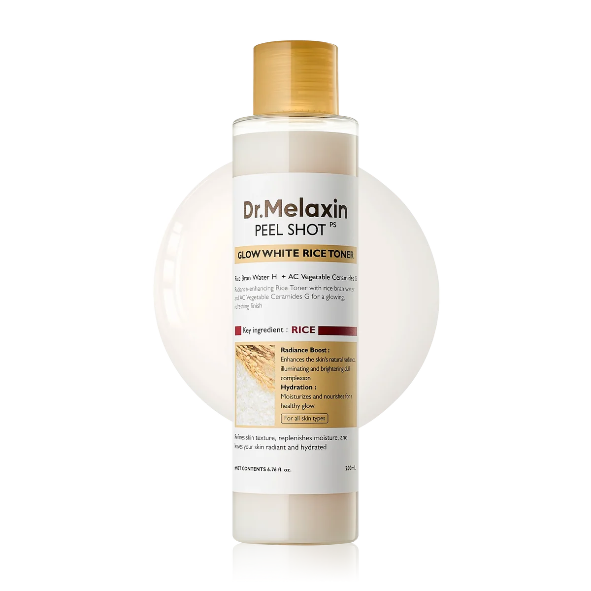 Dr.Melaxin Tônico de Arroz Peel Shot Glow