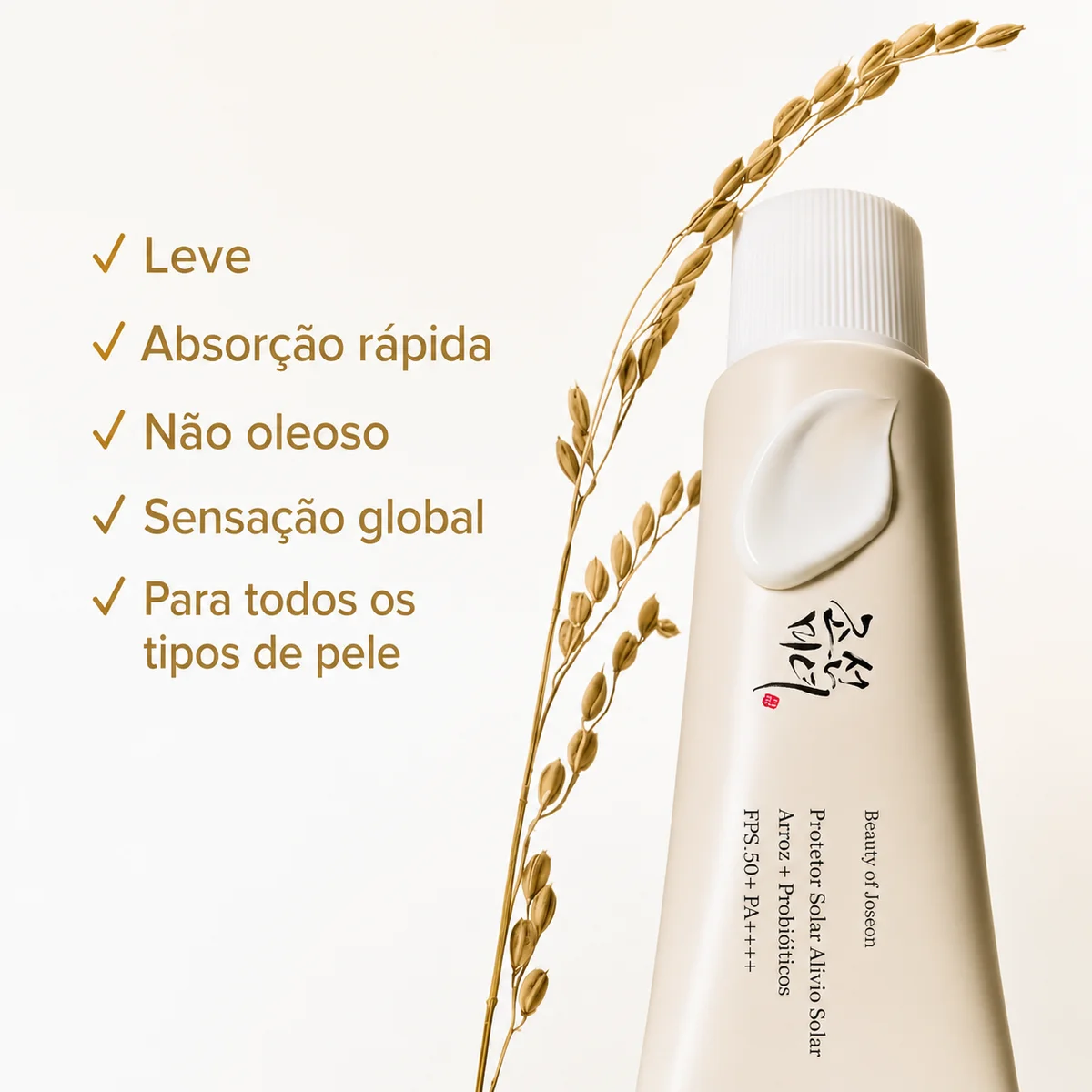 Beauty of Joseon Rice + Probiotics - Protetor Solar Facial FPS50+ PA++++