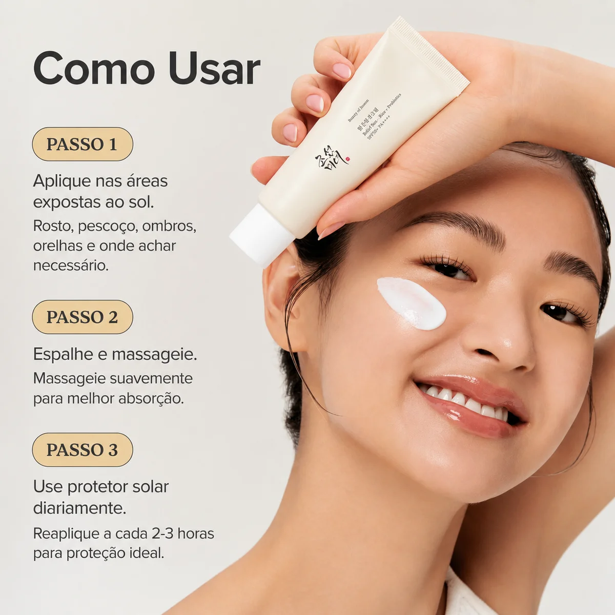 Beauty of Joseon Rice + Probiotics - Protetor Solar Facial FPS50+ PA++++