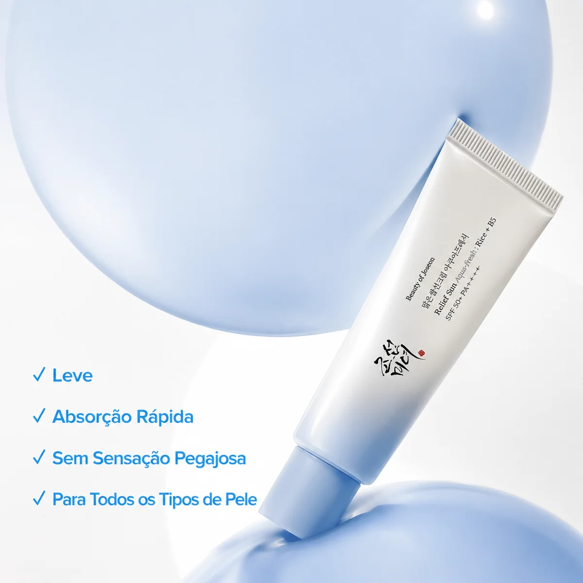 Beauty of Joseon Rice + B5 - Protetor Solar Facial Hidratante FPS50+ PA++++