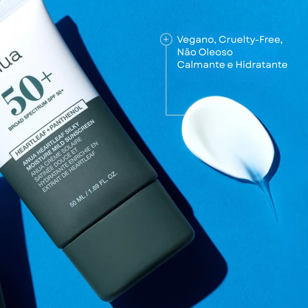 Protetor Solar Suave e Hidratante Heartleaf Silky